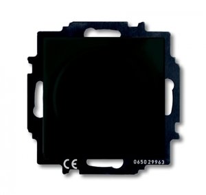 Фото ABB Basic55 2CKA006515A0846 Светорегулятор поворотно-нажимной (400 Вт, под рамку, скрытая установка, chateau-черный)
