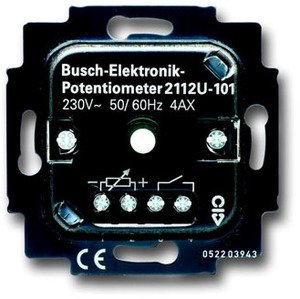 Фото ABB 2CKA006599A2873 BJE Мех Светорегулятор поворотный для люм/ламп с эл-ным ПРА (ЭПРА 1-10В DC, упр 1-10 В, 50 мА)