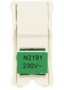 Фото ABB Zenit 2CLA219100N1001 Модуль лампы для 1-полюсного выключателя (зеленый)