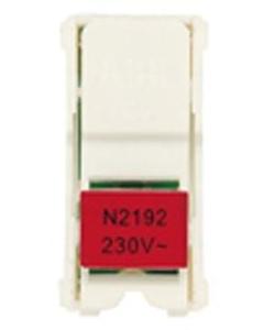 Фото ABB Zenit 2CLA219200N1001 Модуль лампы для 2-полюсного выключателя (красный)