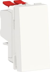 Фото Schneider Electric Unica New NU310518 Переключатель одноклавишный (10 А, 1 модуль, под рамку, скрытая установка, белый)