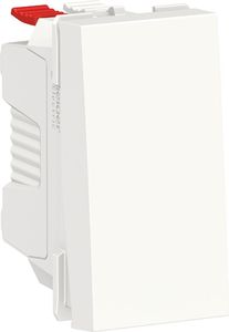 Фото Schneider Electric Unica New NU310618 Выключатель однокнопочный (10 А, 1 модуль, под рамку, скрытая установка, белый)