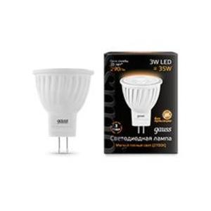 Фото Gauss 132517103 Лампа LED MR11 3W GU4 2700K FR