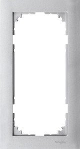 Фото Schneider Electric Merten M-Pure Decor MTN4025-3660 Рамка 2-постовая (универсальная, алюминий)