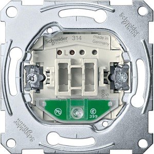Фото Schneider Electric System M QuickFlex MTN3601-0000 Выключатель одноклавишный (16 А, механизм, индикация, скрытая установка)
