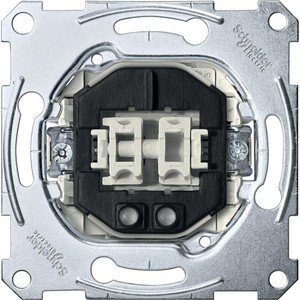 Фото Schneider Electric System M QuickFlex MTN3605-0000 Выключатель двухклавишный (16 А, механизм, индикация, скрытая установка)