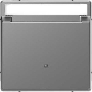 Фото Schneider Electric Merten D-Life MTN3854-6036 Передняя панель выключателя с ключ-картой (линза подсветки, нержавеющая сталь)