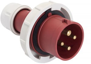 Фото EKF ps-0142-16-380 Вилка переносная 0142 3Р+РЕ 16А 380В IP67 PROxima