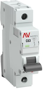 Фото EKF mcb6-1-25B-av Выключатель автоматический AV-6 1P 25A (B) 6kA AVERES