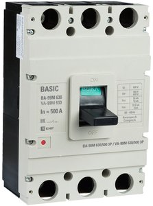 Фото EKF mccb99-630-500m Выключатель автоматический ВА-99М 630/500А 3P 50кА Basic