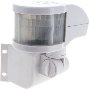 Фото EKF dd-ms-48B Датчик движения ИК (1200 Вт, 270 °, дальность 12 м, в сборе, настенный, белый)