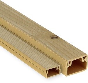 Фото EKF kk-40-25w Канал кабельный под светлое дерево (40х25) (2 м.) Plast PROxima