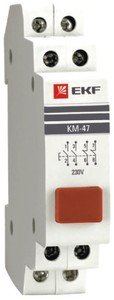 Фото EKF mdb-47-red-pro Кнопка модульная КМ-47 (красная) PROxima