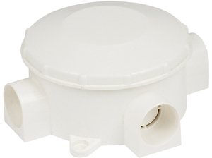 Фото EKF plc-kmr-040-040 Коробка распаячная КМР-040-040 трехрожковая белая (80х35) PROxima