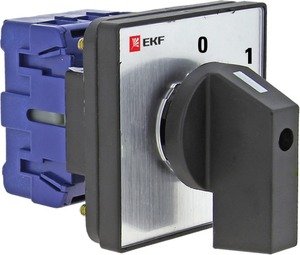 Фото EKF pk-1-12-25 Переключатель кулачковый ПК-1-12 25А 2P "0-1" PROxima