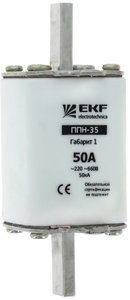 Фото EKF fus-35/250/160 Плавкая вставка ППН-35 250/160А габарит 1 PROxima