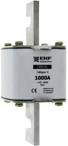 Фото EKF fus-41/1250 Плавкая вставка ППН-41 1250/1250А габарит 4 PROxima