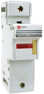 Фото EKF pr-22-58-1 Предохранитель-разъединитель для ПВЦ 22x58 1P (с индикацией) PROxima