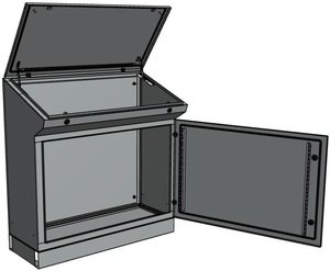 Фото EKF mb-96-120-40 Пульт управления напольный TP12 IP55 (960х1200х400)