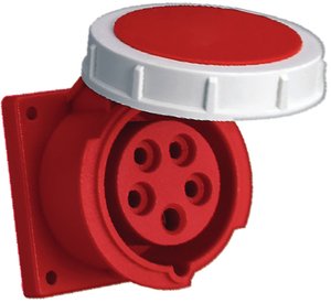 Фото EKF ps-3252-32-380 Розетка стационарная внутренняя 3252 3Р+РЕ+N 32А 380В IP67 PROxima