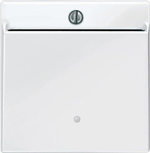 Фото Schneider Electric System M MTN315619 Крышка для выключателя с ключ-картой (подсветка, полярно-белая)