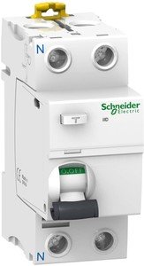 Фото Schneider Electric Acti 9 A9R61225 Выключатель дифференциального тока двухполюсный 25 А 30 мА (тип А)