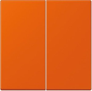 Фото Jung Le Corbusier LC9954320S Клавиша двойная (orange vif)