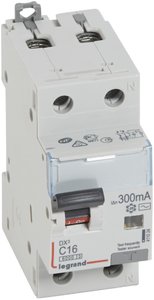 Фото Legrand DX3 411024 Автоматический выключатель дифференциального тока двухполюсный 16А (тип AC, 6 кА)