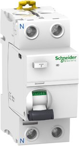 Фото Schneider Electric Acti 9 A9R44263 Выключатель дифференциального тока двухполюсный 63 А 300 мА (тип AC)