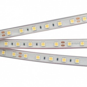 Фото Arlight RTW 2-5000P Cool 10K 2x 024923 Светодиодная лента 24В (5060, IP65, 300 LED, LUX, 5 м)