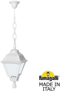 Фото Fumagalli Sichem/Cefa U23.120.000.WYF1R Подвесной светильник на цепочке с 1 фонарем 820 мм (корпус белый, плафон опал)