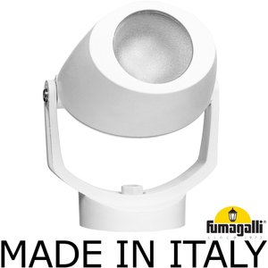 Фото Fumagalli Minitommy 1M1.000.000.WXU1L Наземный светильник с 1 лампой 127 мм (корпус белый, плафон матовый)