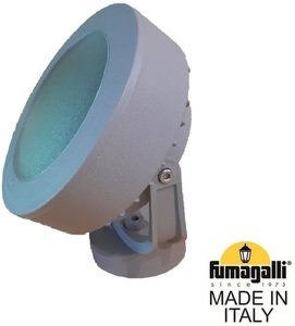 Фото Fumagalli Tommy 2M1.000.000.LXD1L Наземный светильник с 1 лампой 165 мм (корпус серый, плафон матовый)