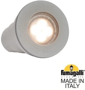 Фото Fumagalli Ceci 90 1F1.000.000.LXU1L Тротуарный светильник (корпус серый, плафон матовый)