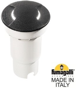 Фото Fumagalli Ceci 90-2L 1F2.000.000.AXU1L Тротуарный светильник (корпус черный, плафон матовый)