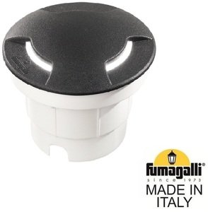 Фото Fumagalli Ceci 120-3L 2F3.000.000.AXG1L Тротуарный светильник (корпус черный, плафон матовый)