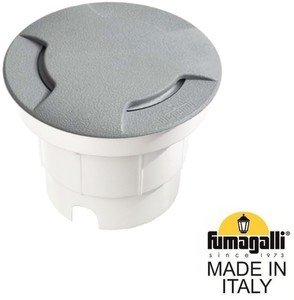 Фото Fumagalli Ceci 120-3L 2F3.000.000.LXG1L Тротуарный светильник (корпус серый, плафон матовый)