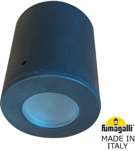 Фото Fumagalli Franca 90 3A7.000.000.AXU1L Светильник потолочный накладной 115 мм (корпус черный, плафон матовый)