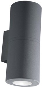 Фото Fumagalli Franca 90-2L Wall 3A7.003.000.AXU1L Светильник на стену 240 мм (корпус черный, плафон матовый)