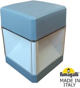 Фото Fumagalli Elisa Wall DS2.560.000.LXD1L Светильник на стену 165 мм (корпус серый, плафон прозрачный)