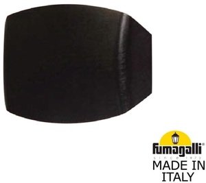 Фото Fumagalli Abram 150 AB1.000.000.AXJ1L Светильник на стену 120 мм (корпус черный, плафон прозрачный)