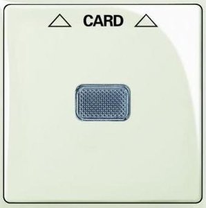 Фото ABB Basic55 2CKA001710A3937 Накладка карточного выключателя (линза, chalet-белый)