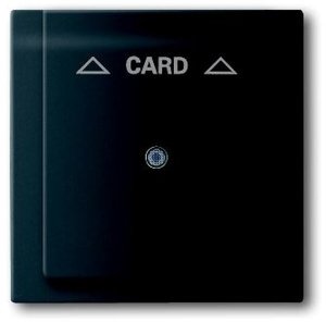 Фото ABB Impus 2CKA001753A0159 Накладка для карточного выключателя (черный бархат)
