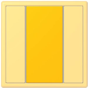Фото Jung Le Corbusier LC50NA4320W Накладка для кнопочного модуля (le jaune vif)
