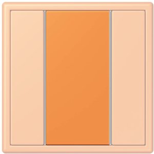 Фото Jung Le Corbusier LC50NA32081 Накладка для кнопочного модуля (orange clair)