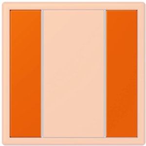 Фото Jung Le Corbusier LC501TSA32080 Набор накладок 1 группа (orange)