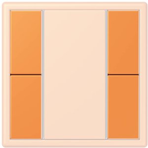 Фото Jung Le Corbusier LC502TSA32081 Набор накладок 2 группы (orange clair)
