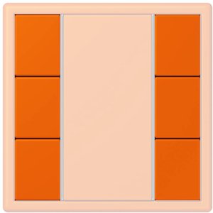 Фото Jung Le Corbusier LC503TSA32080 Набор накладок 3 группы (orange)