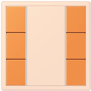 Фото Jung Le Corbusier LC503TSA32081 Набор накладок 3 группы (orange clair)