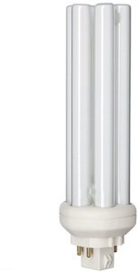 Фото Philips Master PL-T 871150061134570 Лампа люминесцентная энергосберегающая КЛЛ PL-T 42/830 4p GX24q-4 42 Вт (GX24q-4, 3000K, 164 мм)